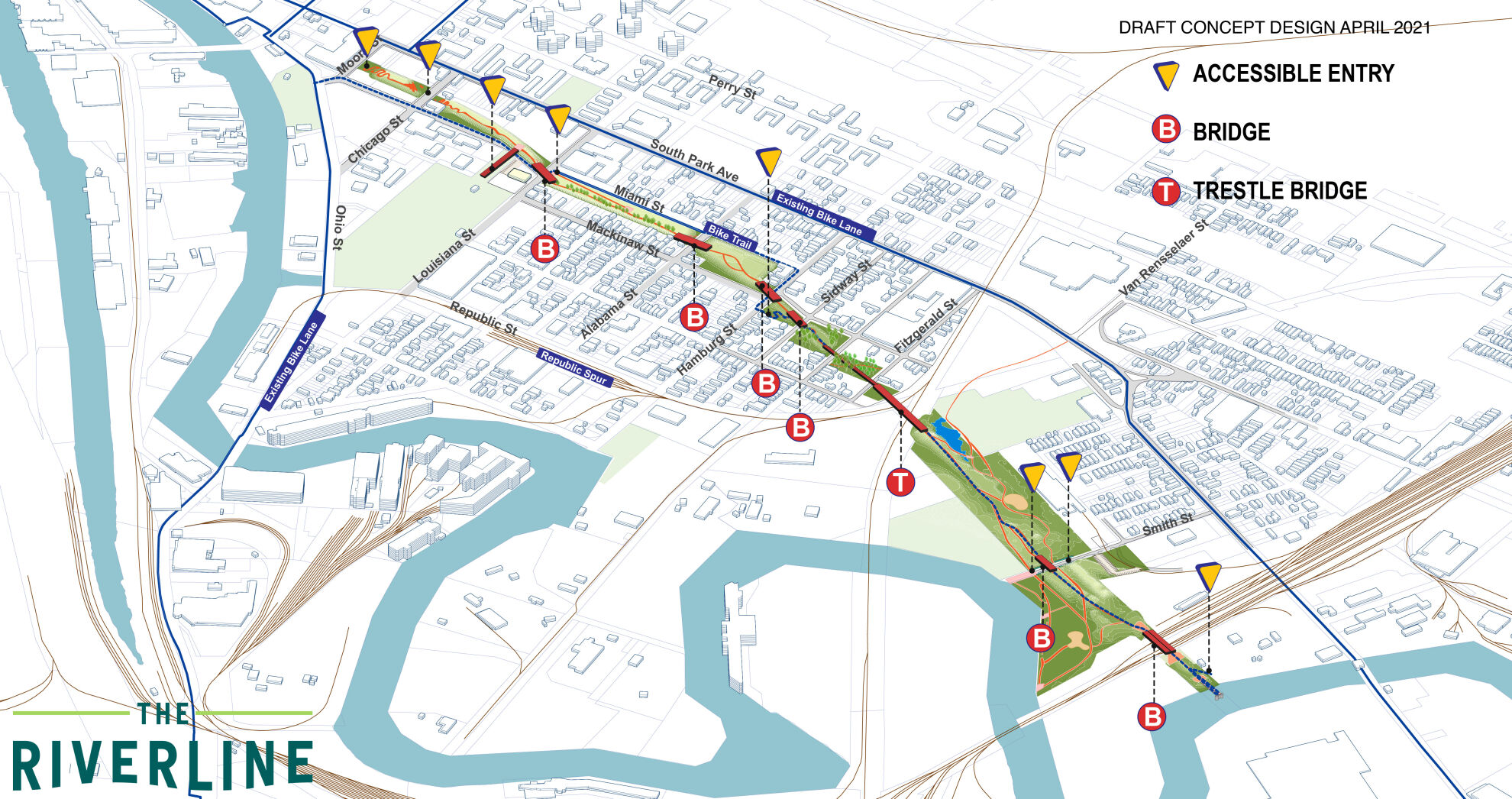 Riverline rendering
